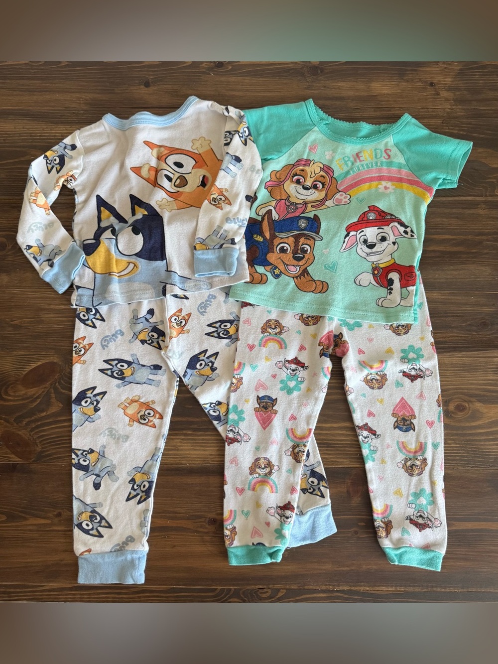 Paw Patrol & Bluey Two-Piece Pajama Sets